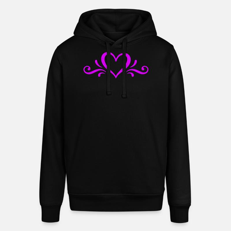 Icône de cœur - Sweat à capuche SOUNDER Stanley/Stella Unisexe - noir