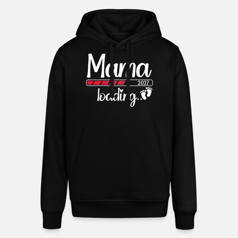 Mama 2027 Loading Werdende Mama 2027 - Stanley/Stella Unisex Hoodie SOUNDER - Schwarz