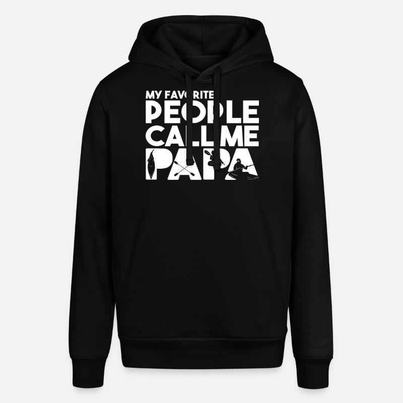 Évolution du kayak humain - Sweat à capuche SOUNDER Stanley/Stella Unisexe - noir