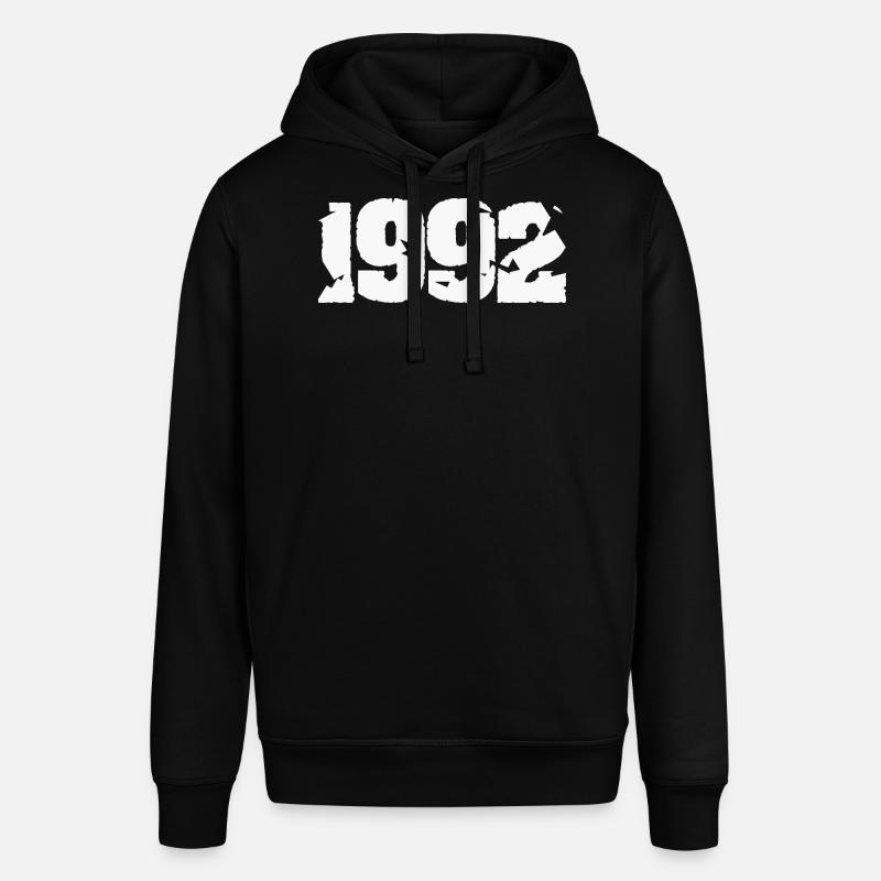 1992 Design rétro cassé - Sweat à capuche SOUNDER Stanley/Stella Unisexe - noir