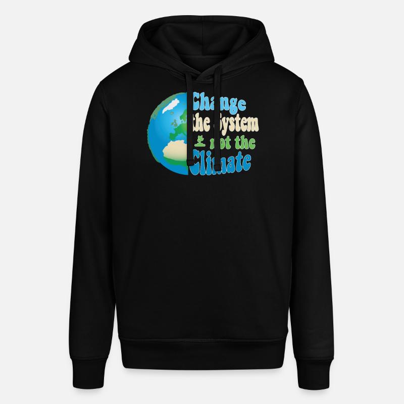 Changer le système, pas le climat - Sweat à capuche SOUNDER Stanley/Stella Unisexe - noir