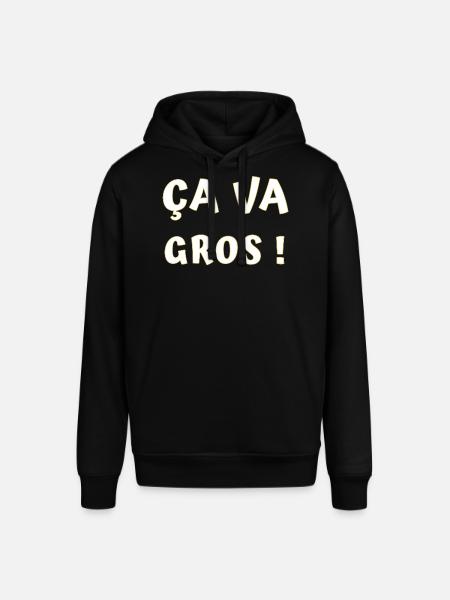 ÇA va gros ! - Sweat à capuche SOUNDER Stanley/Stella Unisexe - noir