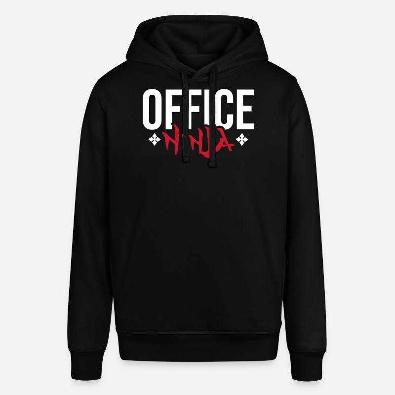 Ninja de bureau - Sweat à capuche SOUNDER Stanley/Stella Unisexe - noir