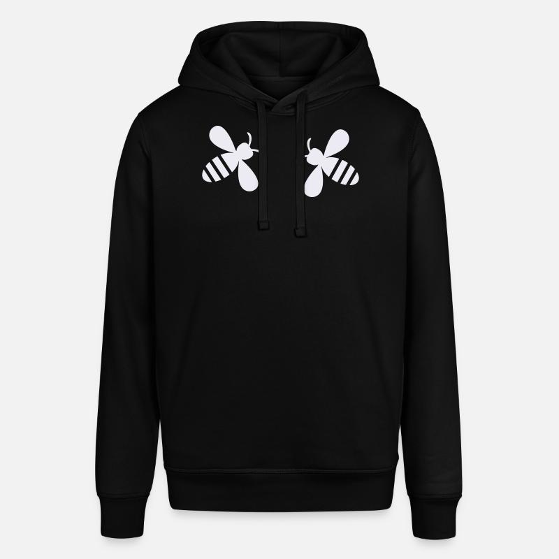 Silhouettes d’abeilles - Sweat à capuche SOUNDER Stanley/Stella Unisexe - noir