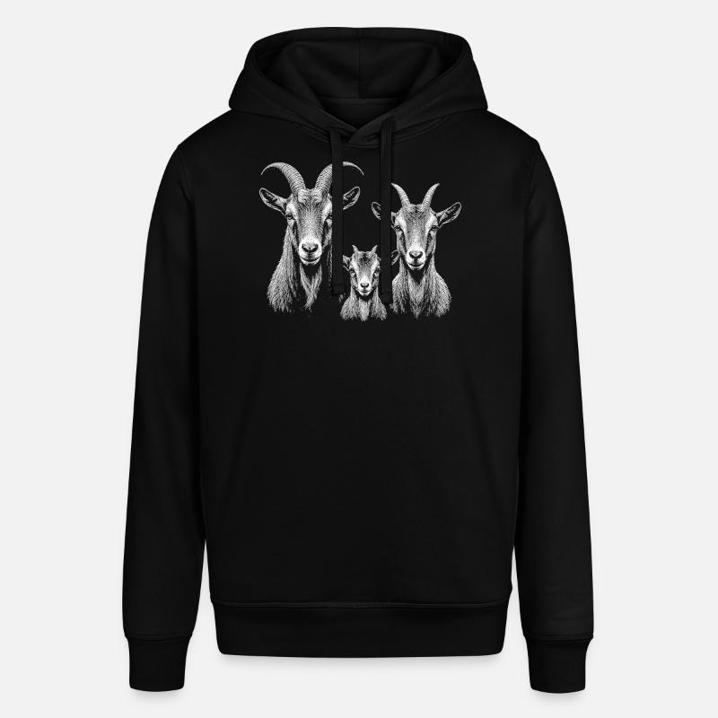 Chèvre - Sweat à capuche SOUNDER Stanley/Stella Unisexe - noir