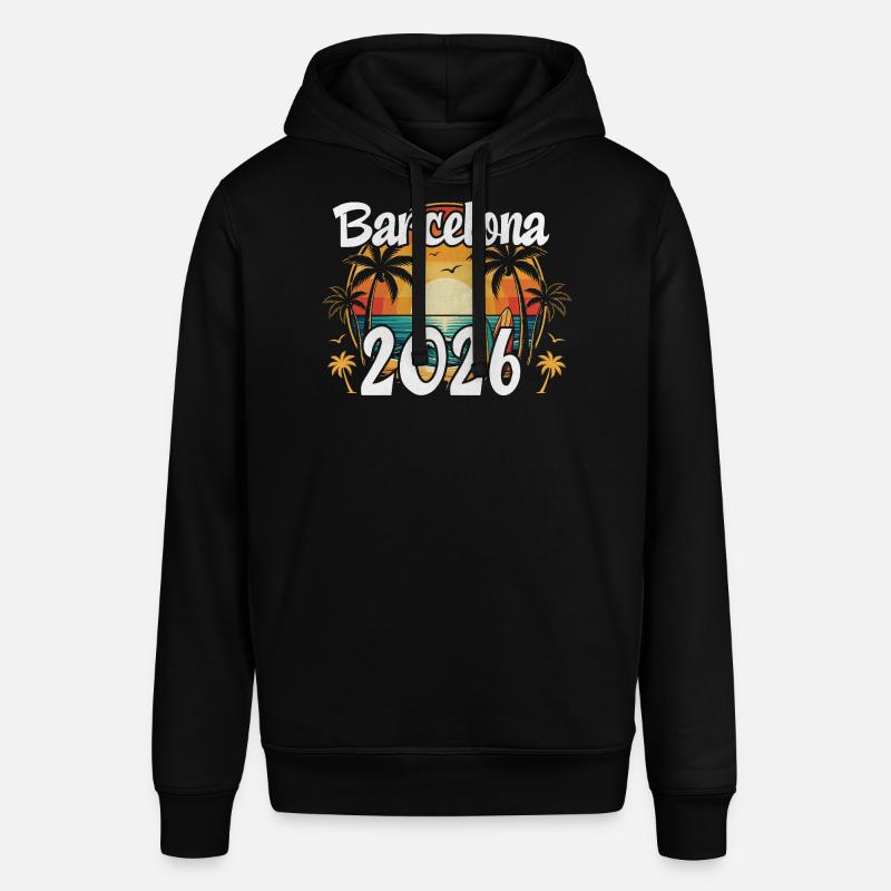 Barcelone 2026 - Sweat à capuche SOUNDER Stanley/Stella Unisexe - noir
