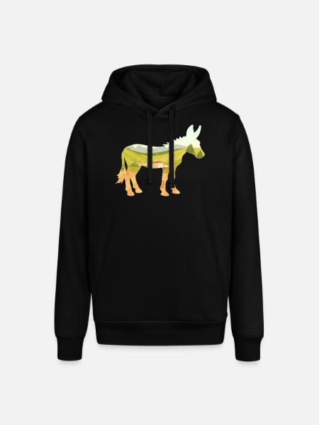 Donkey Village Farmer - Stanley/Stella SOUNDER Unisex Hoodie - black