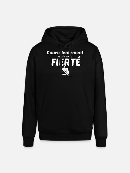 Run slowly, but with pride - Stanley/Stella SOUNDER Unisex Hoodie - black