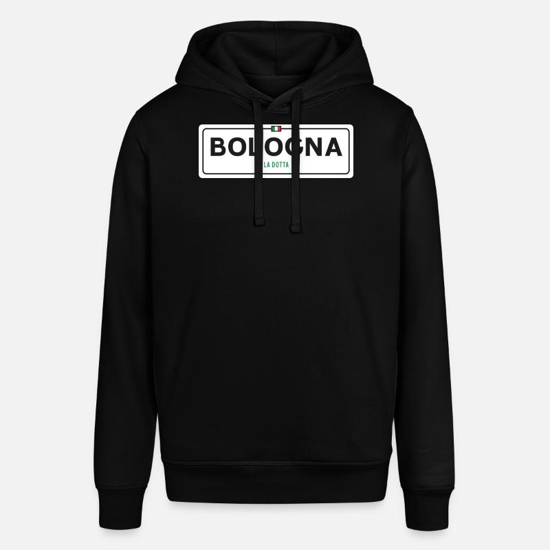 Panneau toponymique de Bologne - Sweat à capuche SOUNDER Stanley/Stella Unisexe - noir