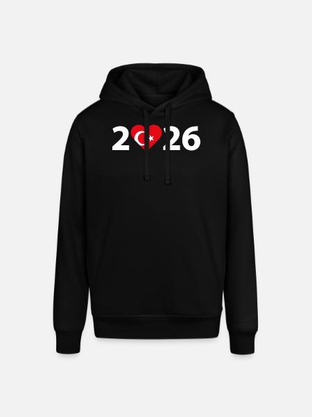 I love Türkei 2026, Urlaub in der Türkei 2026 - Stanley/Stella Unisex Hoodie SOUNDER - Schwarz