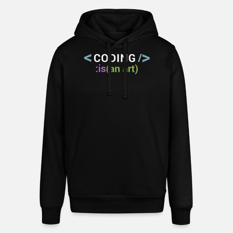 Coder est un art - Sweat à capuche SOUNDER Stanley/Stella Unisexe - noir