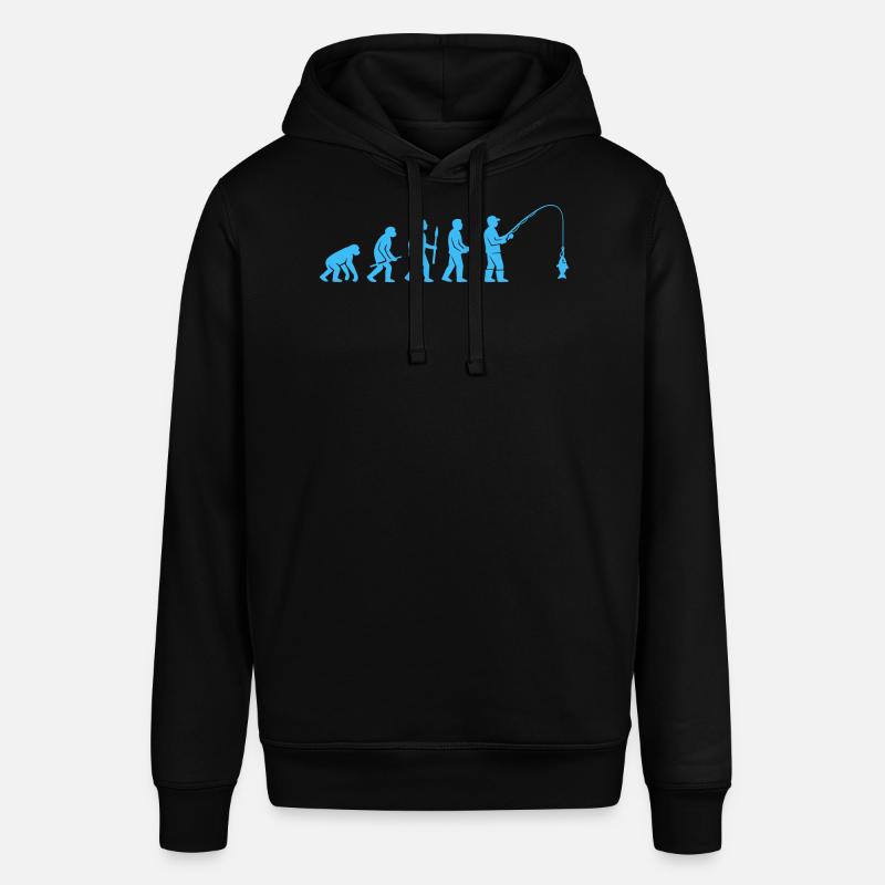 Évolution de la pêche - Sweat à capuche SOUNDER Stanley/Stella Unisexe - noir