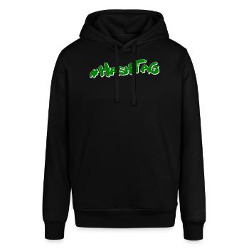 Hashtag Cannabis - Sweat à capuche SOUNDER Stanley/Stella Unisexe - noir - Devant - Alina (178cm) & Michal (187cm)