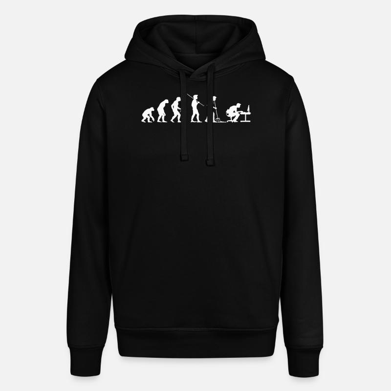 Evolution Programmierer Computerfreak - Stanley/Stella Unisex Hoodie SOUNDER - Schwarz