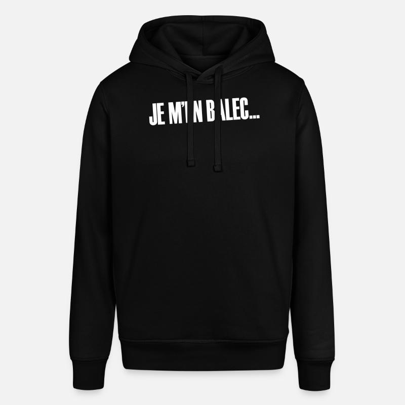 Je m'en balec... - Sweat à capuche SOUNDER Stanley/Stella Unisexe - noir