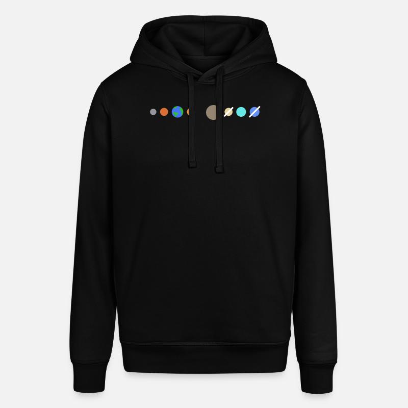 Solar system planets - Stanley/Stella SOUNDER Unisex Hoodie - black