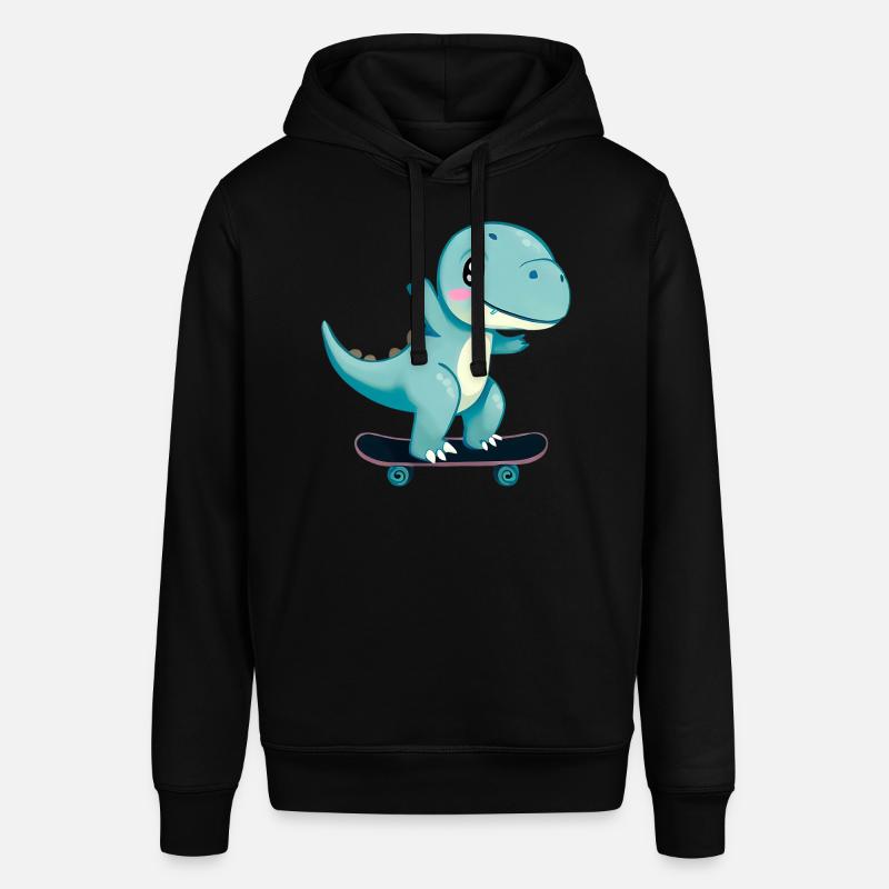 Skateboard Dinosaur - Sweat à capuche SOUNDER Stanley/Stella Unisexe - noir