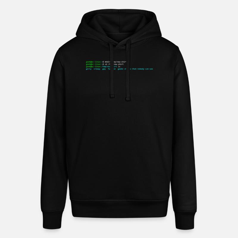 terminal linux - Sweat à capuche SOUNDER Stanley/Stella Unisexe - noir