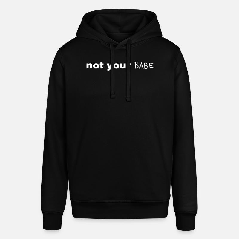 Pas ton bébé. Déclaration minimale - Sweat à capuche SOUNDER Stanley/Stella Unisexe - noir