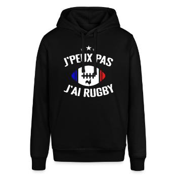 Je Peux Pas J'ai Rugby - Sweat à capuche SOUNDER Stanley/Stella Unisexe - noir - Devant - Alina (178cm) & Michal (187cm)