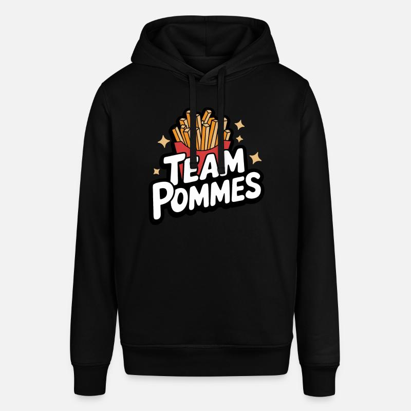 Frites, frites, restauration rapide - Sweat à capuche SOUNDER Stanley/Stella Unisexe - noir