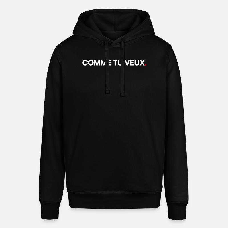 COMME TU VEUX | Humour minimal expression - Sweat à capuche SOUNDER Stanley/Stella Unisexe - noir