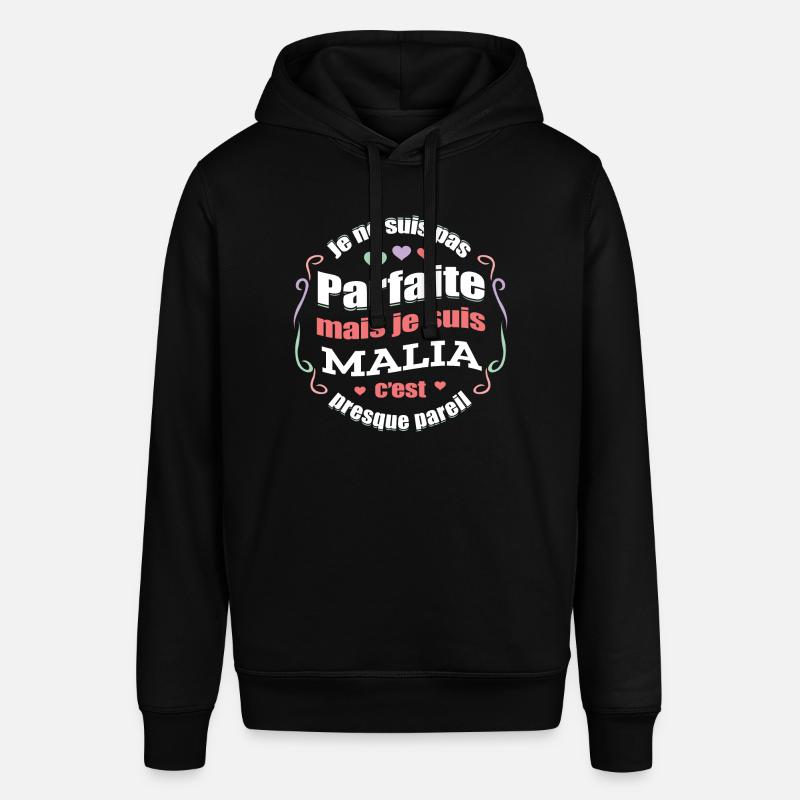 MALIA PARFAITE - PRENOM MALIA - Sweat à capuche SOUNDER Stanley/Stella Unisexe - noir