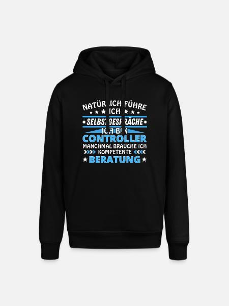 Ich führe Selbstgespräche - Controller Edition - Stanley/Stella Unisex Hoodie SOUNDER - Schwarz
