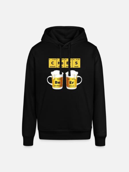 Beer Periodic Table Be Er - Stanley/Stella SOUNDER Unisex Hoodie - black