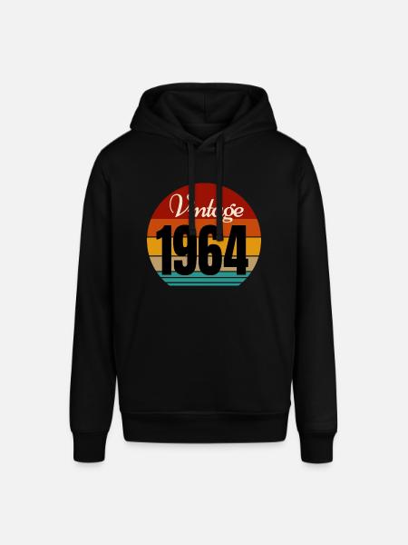 Jahrgang 1964 - Stanley/Stella Unisex Hoodie SOUNDER - Schwarz