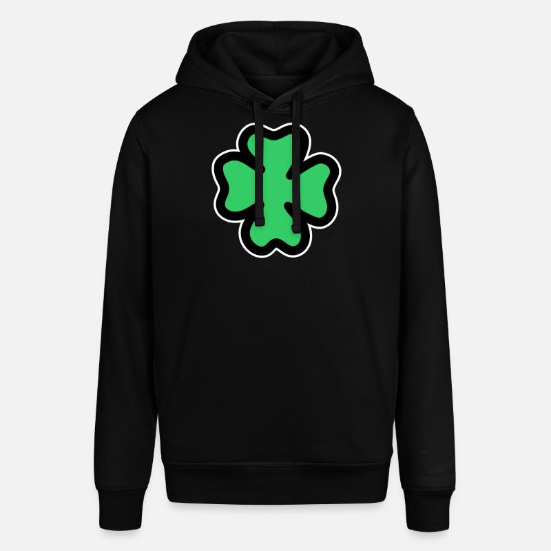trèfle à quatre feuilles - Sweat à capuche SOUNDER Stanley/Stella Unisexe - noir