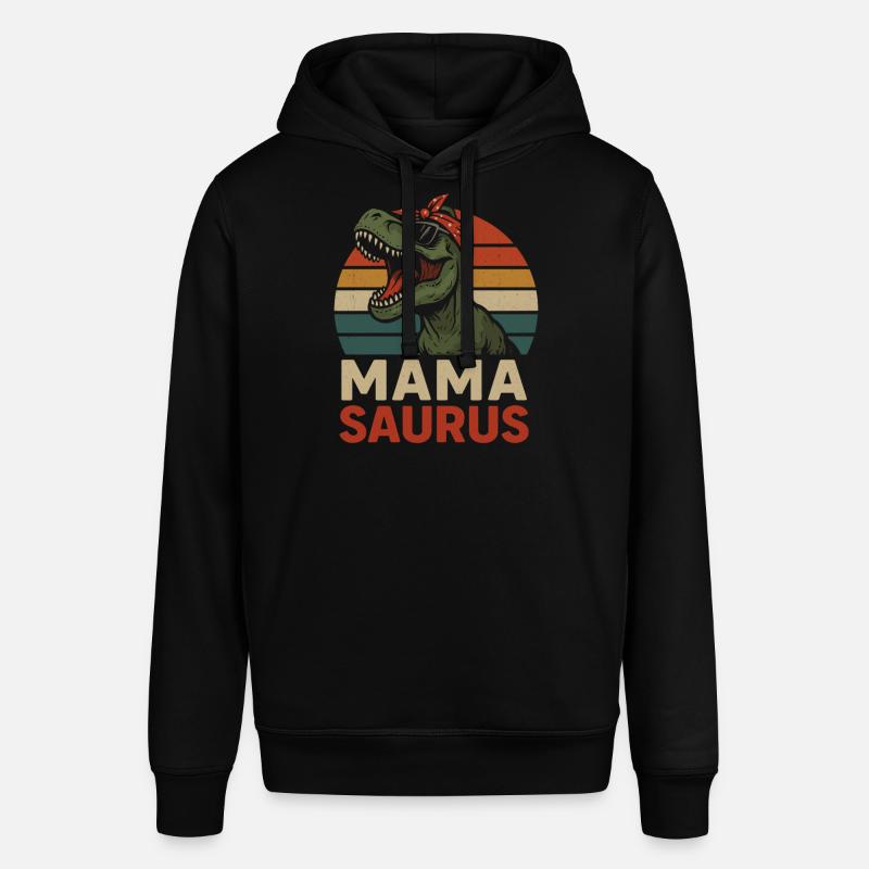 Mamasaurus Dino Mama Design - Sweat à capuche SOUNDER Stanley/Stella Unisexe - noir