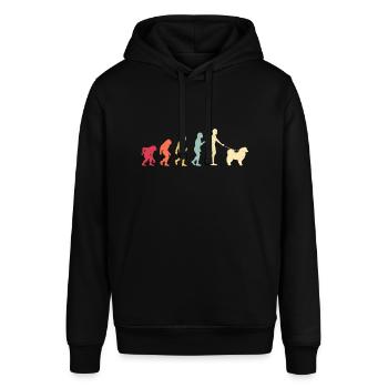 Australian Shepherd Gift - Stanley/Stella SOUNDER Unisex Hoodie - black - Front - Alina (178cm) & Michal (187cm)