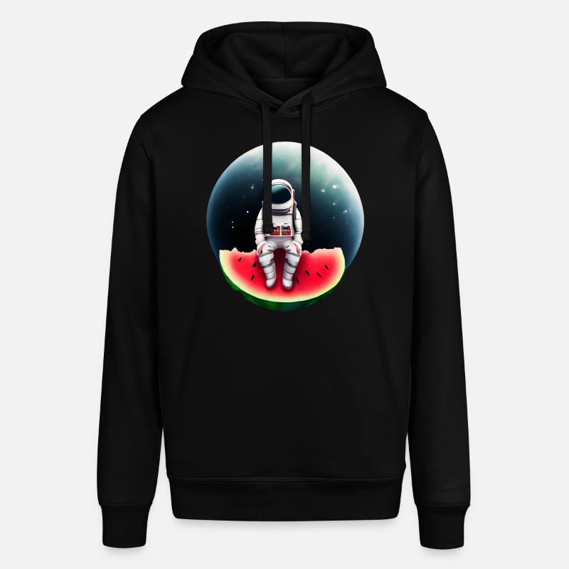 Astronaute sur pastèque - Sweat à capuche SOUNDER Stanley/Stella Unisexe - noir