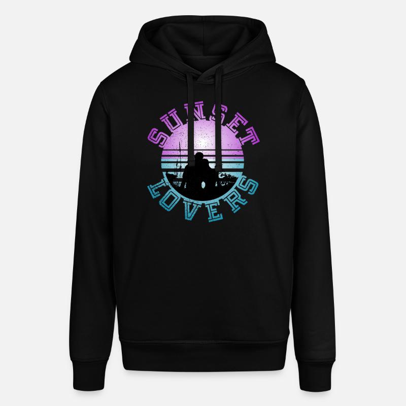 Coucher de soleil 4 - Sweat à capuche SOUNDER Stanley/Stella Unisexe - noir