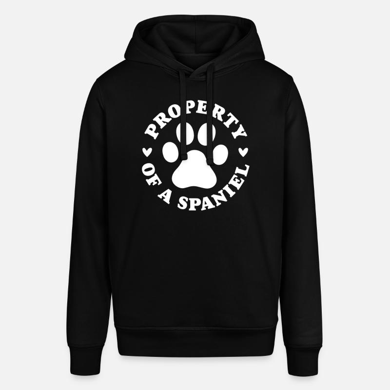 Eigentum eines Spaniels - Stanley/Stella Unisex Hoodie SOUNDER - Schwarz