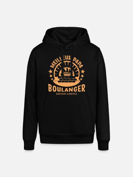 Dad baker - Stanley/Stella SOUNDER Unisex Hoodie - black