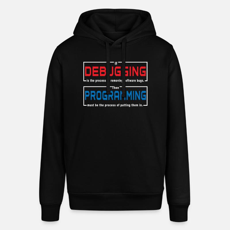 Debugging-Programmierung - Stanley/Stella Unisex Hoodie SOUNDER - Schwarz