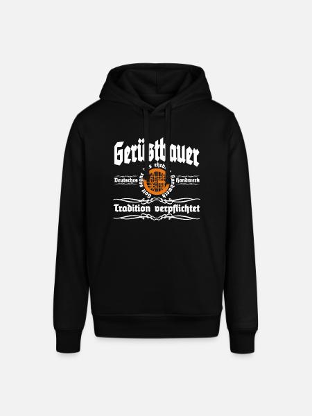 Gerüstbauer Handwer + Tradition - Stanley/Stella Unisex Hoodie SOUNDER - Schwarz
