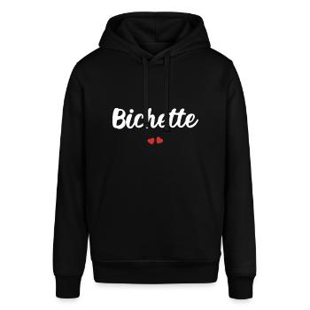 bichette - Sweat à capuche SOUNDER Stanley/Stella Unisexe - noir - Devant - Alina (178cm) & Michal (187cm)