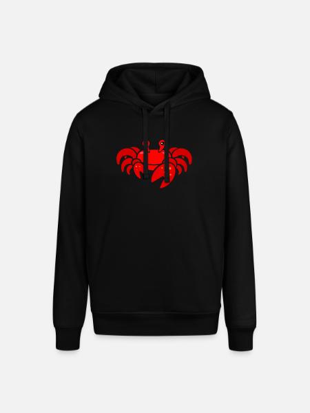 crab - Stanley/Stella SOUNDER Unisex Hoodie - black