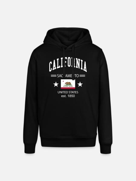 California - Stanley/Stella SOUNDER Unisex Hoodie - black