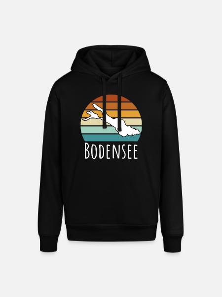 Retro Bodensee Konstanz - Stanley/Stella Unisex Hoodie SOUNDER - Schwarz