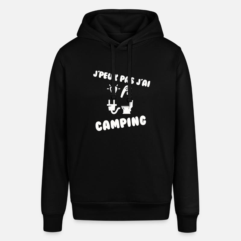 J’peux pas j’ai camping - Sweat à capuche SOUNDER Stanley/Stella Unisexe - noir