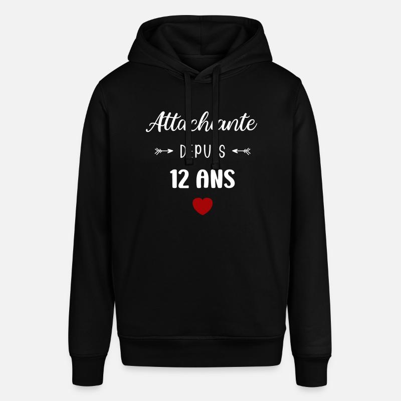 Attachiante depuis 12 ans - Sweat à capuche SOUNDER Stanley/Stella Unisexe - noir