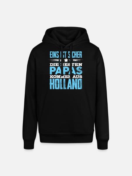 HOLLAND - papa - Stanley/Stella Unisex Hoodie SOUNDER - Schwarz