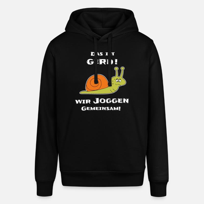 Jogging drôle d’escargot - Sweat à capuche SOUNDER Stanley/Stella Unisexe - noir