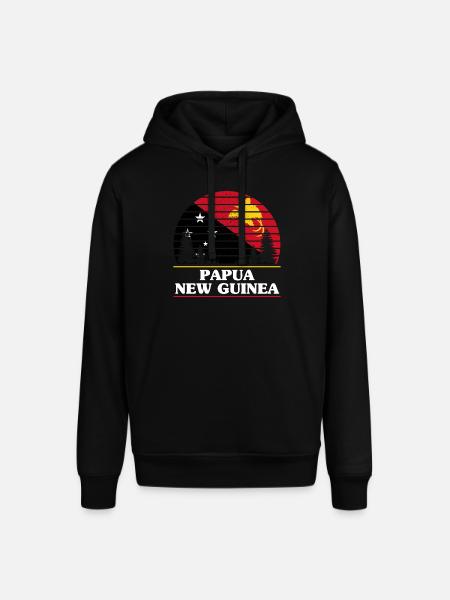 Papua New Guinea - Stanley/Stella SOUNDER Unisex Hoodie - black