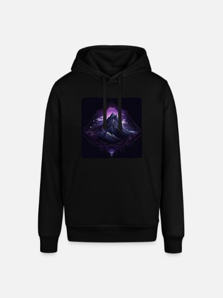 Mountain - Stanley/Stella SOUNDER Unisex Hoodie - black