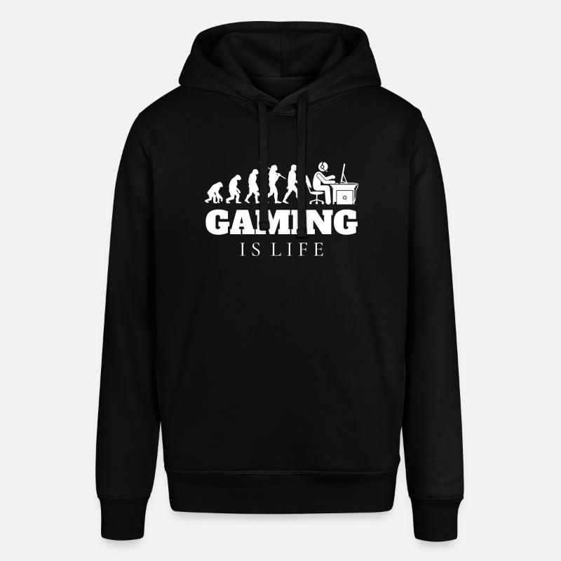 Cadeau Gaming Gamer Evolution - Sweat à capuche SOUNDER Stanley/Stella Unisexe - noir